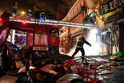 宁夏一烧烤店发生燃气爆炸，已致31人死亡